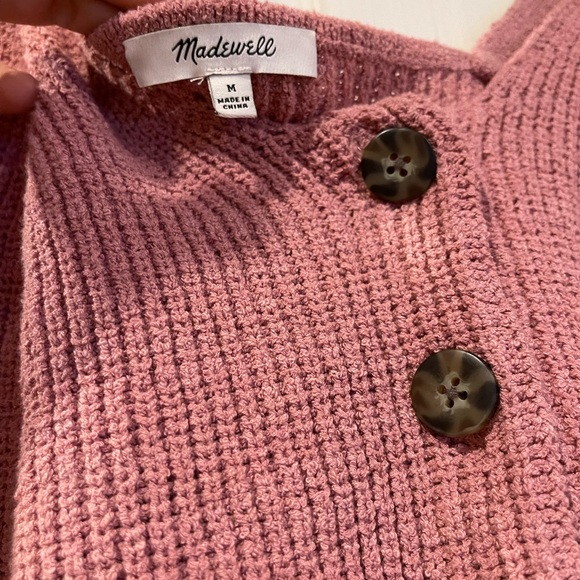 Madewell Ruffle-Strap Button-Front
Sweater Tank - Picture 3 of 5